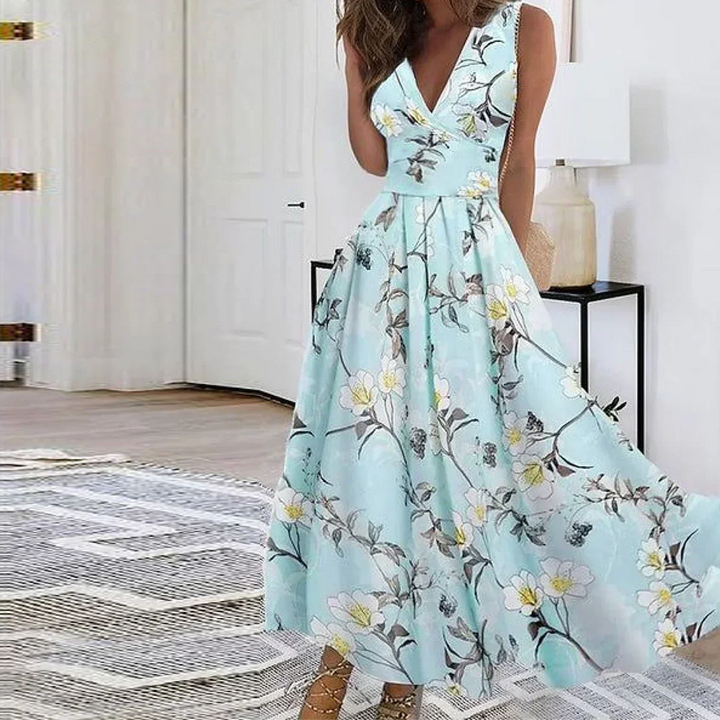 W&W Mode | Elegantes Maxikleid mit Floralem Muster