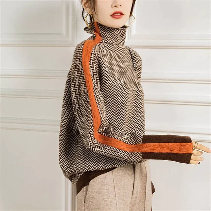 W&W Mode | Rollkragenpullover mit edler Optik für Damen