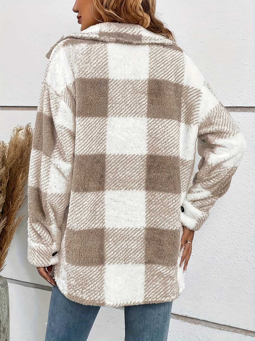 W&W Mode | warme Damenjacke mit Karomuster