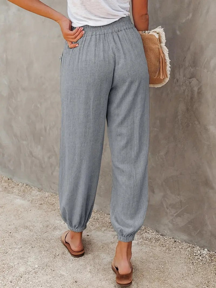 W&W Mode - Lange Hose mit hoher Taille