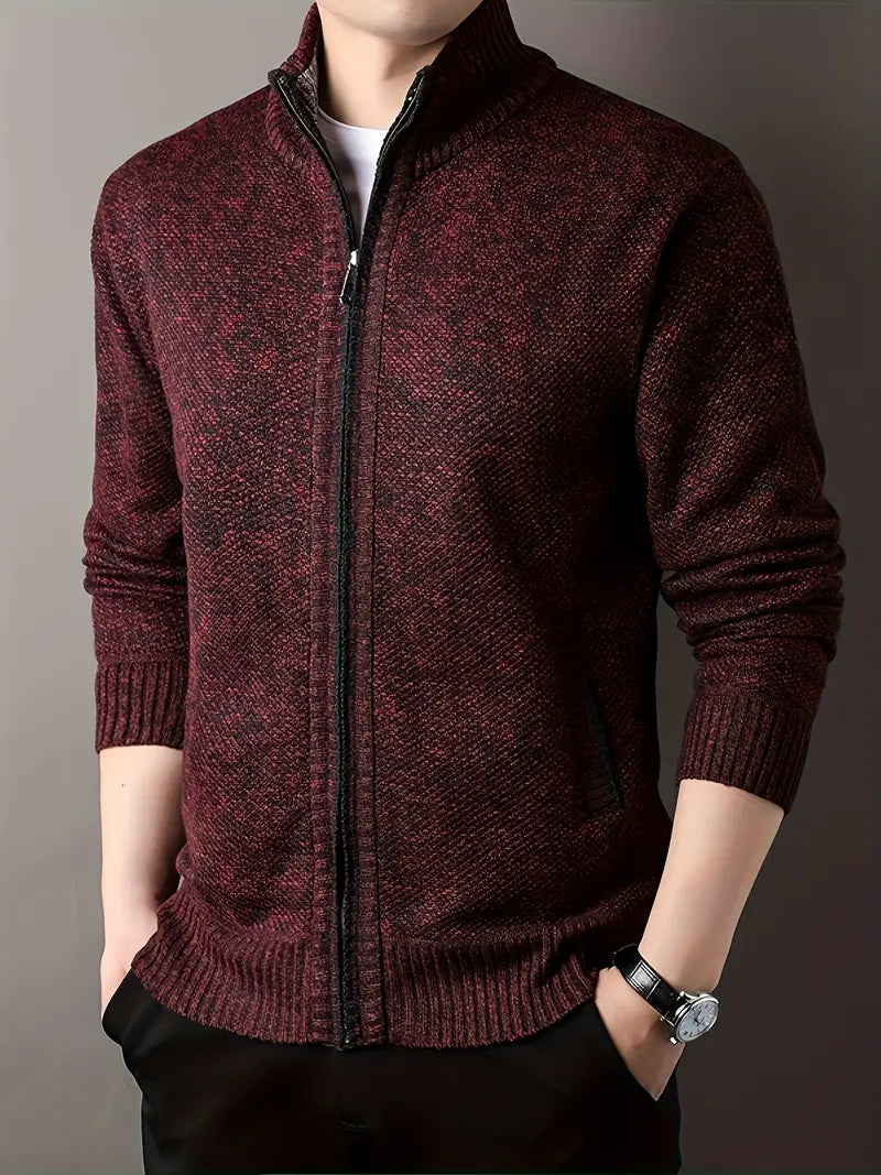 W&W Mode | urbaner Herrenmantel Warme Stehkragenjacke