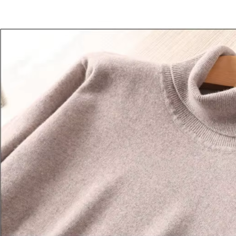 W&W Mode | Herren Wollpullover Mit Rollkragen Und Schlankem Design