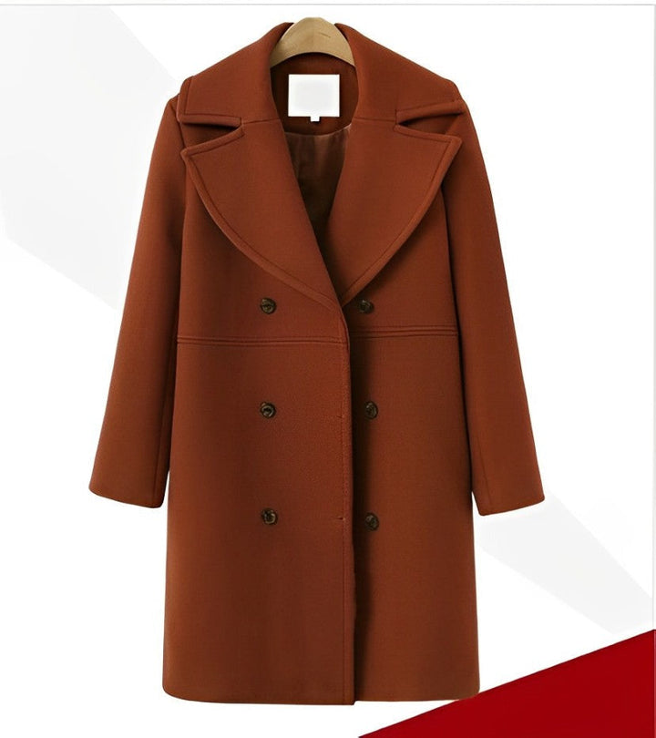 W&W Mode | Warmer Und Langer Woll|Trenchcoat