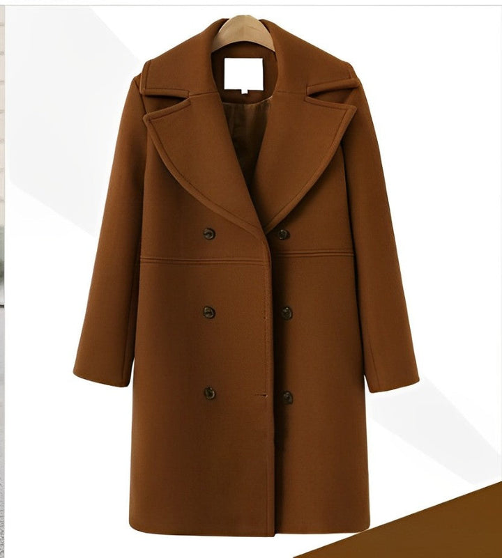 W&W Mode | Warmer Und Langer Woll|Trenchcoat