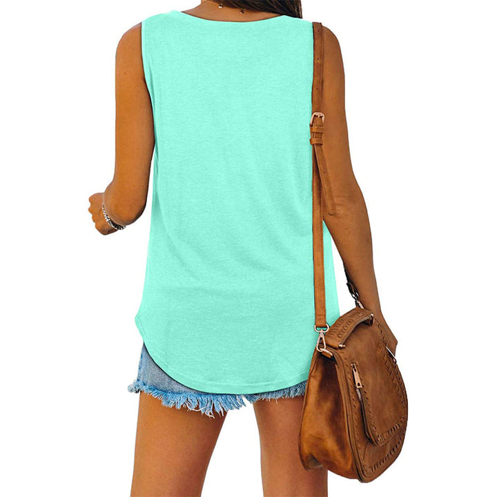 W&W Mode | Jersey Tank-Top mit V-Ausschnitt