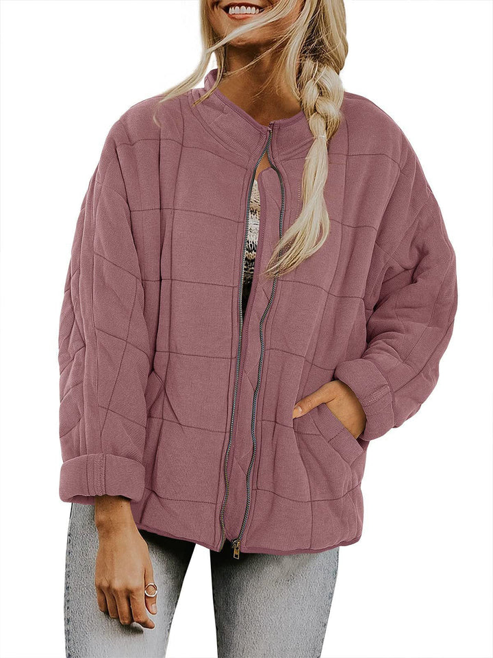 W&W Mode | Lockere Jacke Aus Dicker Baumwolle