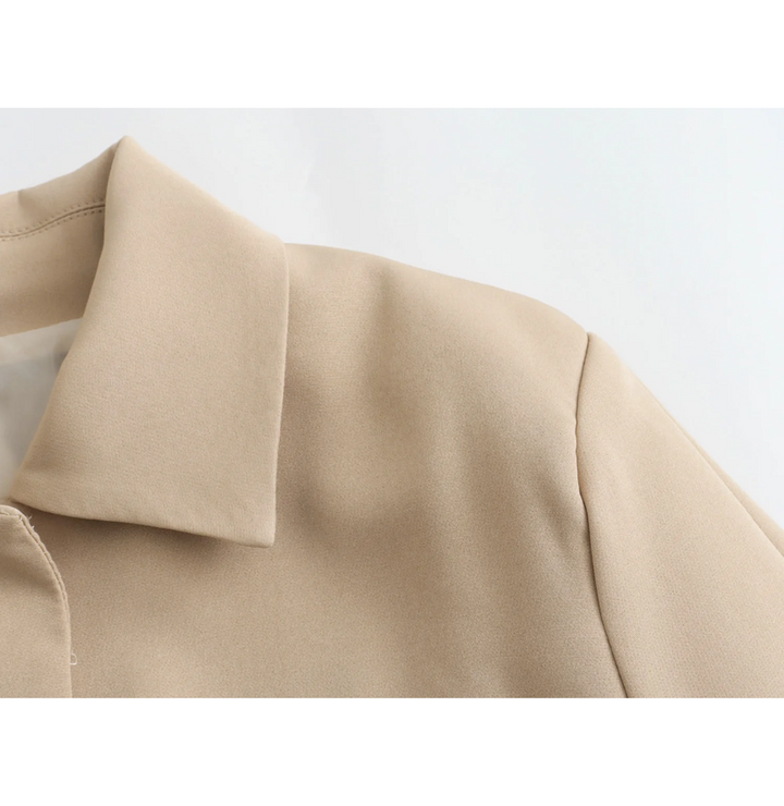 W&W Mode | Bomberjack Damen Kurzjacke mit Vier Fronttaschen und Minimalistischem Design