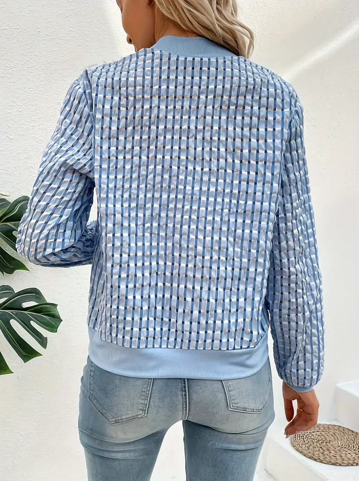 W&W Mode | Karierte Jacke mit Reißverschluss – Vielseitig und Stylisch