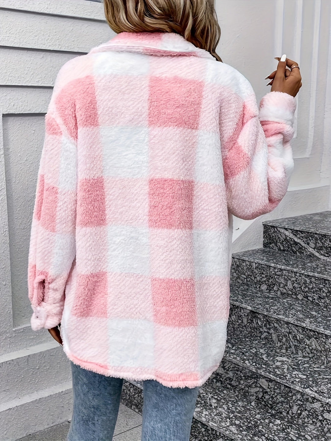 W&W Mode | warme Damenjacke mit Karomuster