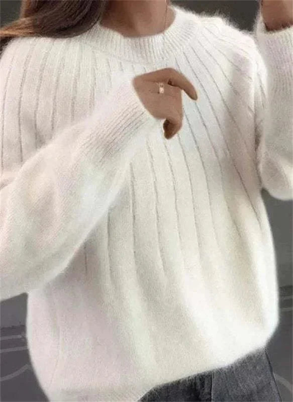 W&W Mode | Weicher Kaschmir-Strickpullover