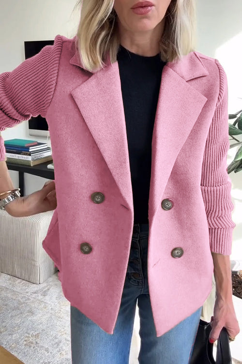 W&W Mode | Eleganter Blazer mit kontrastierenden Ärmeln