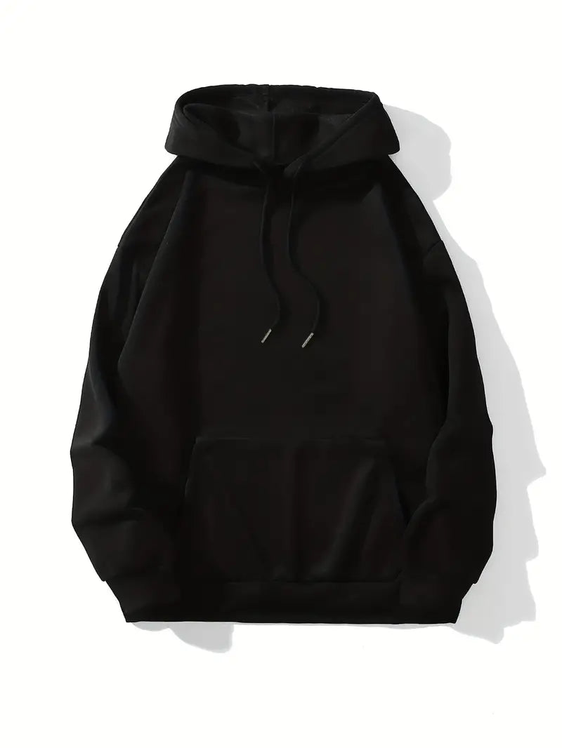 W&W Mode | Bequemer Einfarbiger Damen Hoodie mit Kapuze