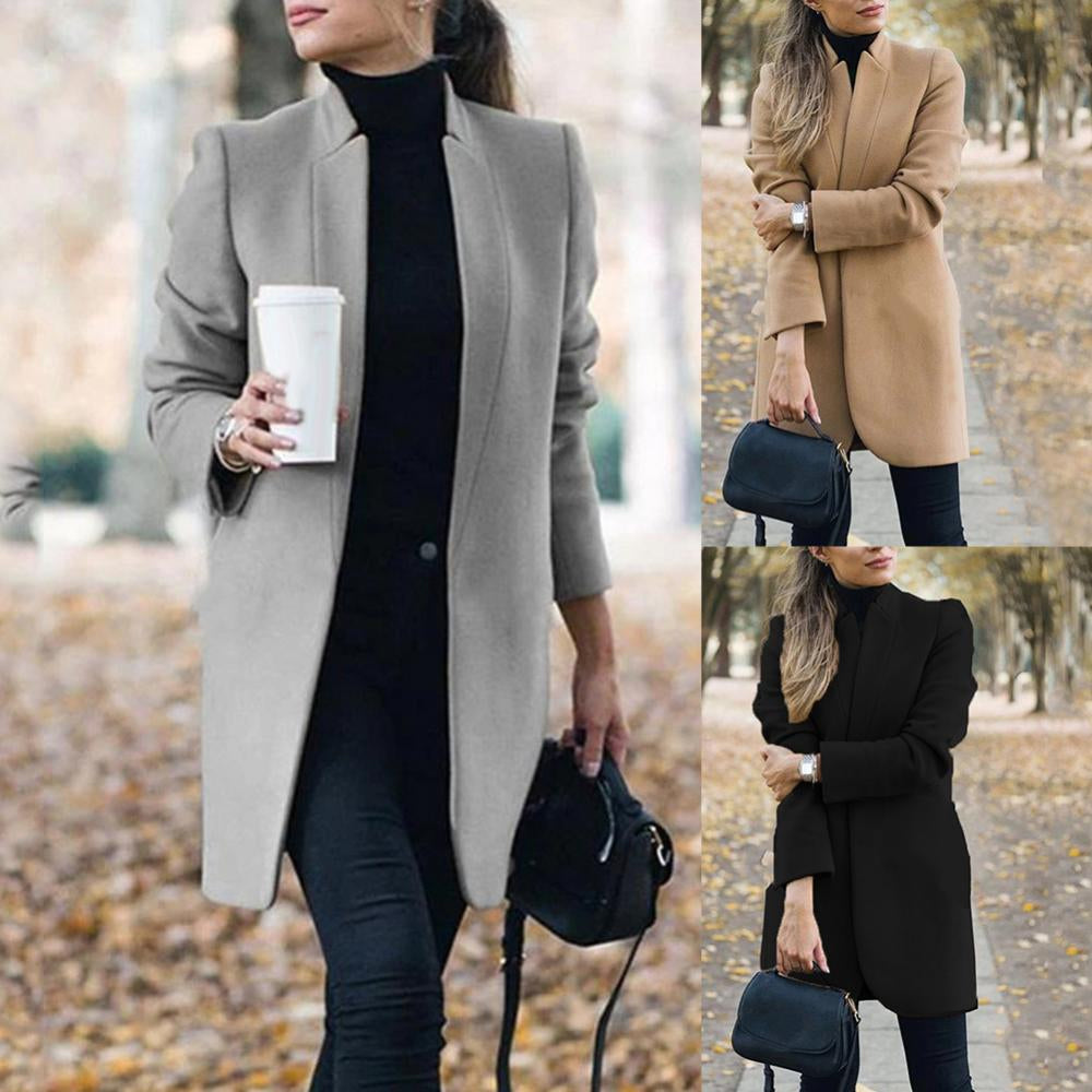 W&W Mode - Eleganter kurzer Freizeit- & Businessmantel