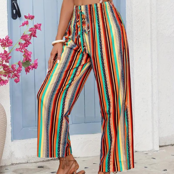 Hose | Stilvolle Damen-Hose mit Kordelzug für den täglichen Gebrauch