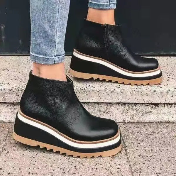 W&W Mode | Orthopädische Lederstiefel