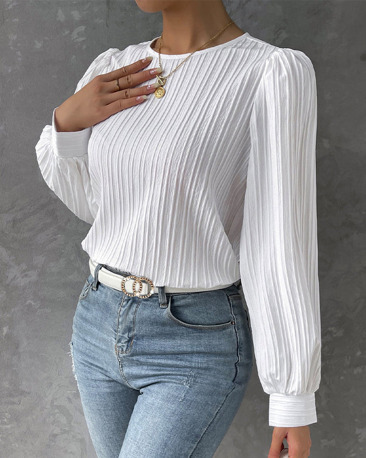 W&W Mode- Elegante Puffbluse