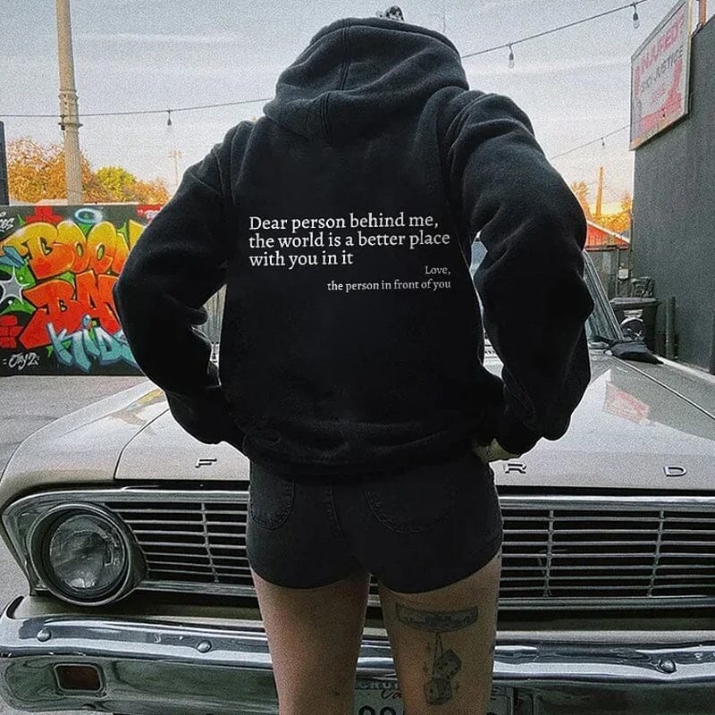 W&W Mode | Warmth Pullover mit Buchstabenaufdruck