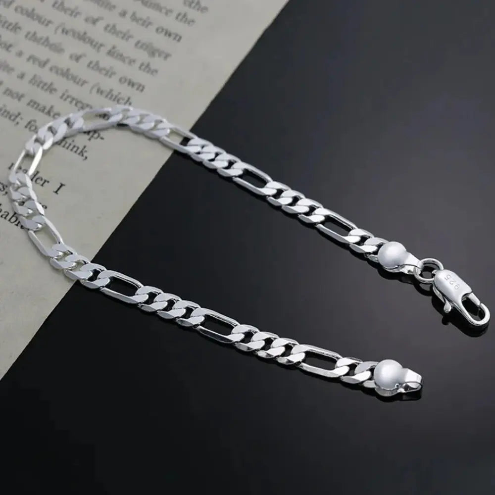 DruneEcht 925 Sterling Silber Armband für Damen