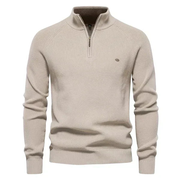 W&W Mode | Herrenpullover Aus Baumwolle Gestrickt