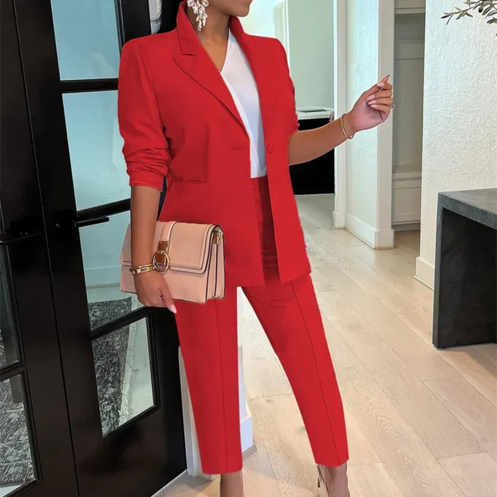 W&W Mode | Blazer Und Hosen Satz Für Damen