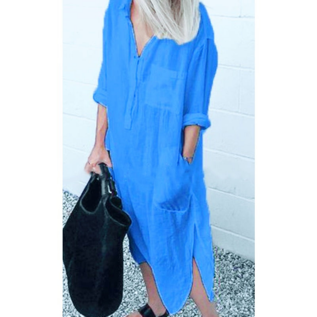 W&W Mode | stilvolles und bequemes langes Sommerkleid