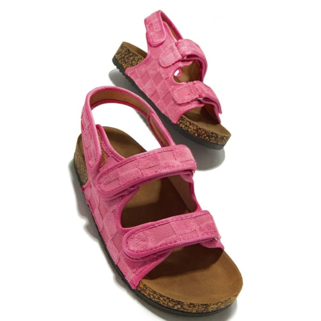Damen orthopädische Sandalen mit Klettverschluss