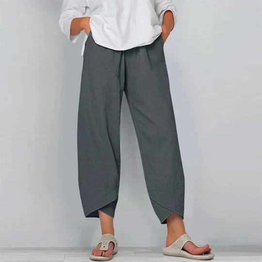 W&W Mode | Baumwoll Leinen Hose Für Damen