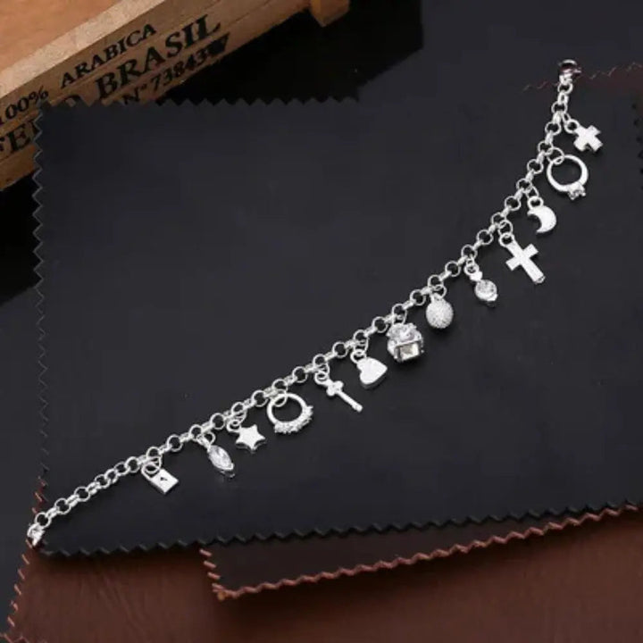 W&W Mode | Sterling Charmarmband Silber Für Damen