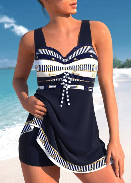 W&W Mode | Zweiteiliges Tankini Badeanzug Satz