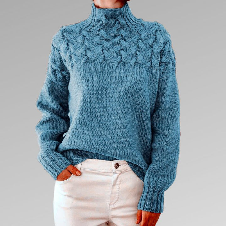W&W Mode - Damen klassischer gemütlicher Pullover
