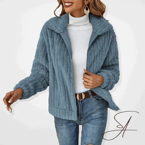 W&W Mode | Plüschiger, stilvoller Herbst-Cardigan