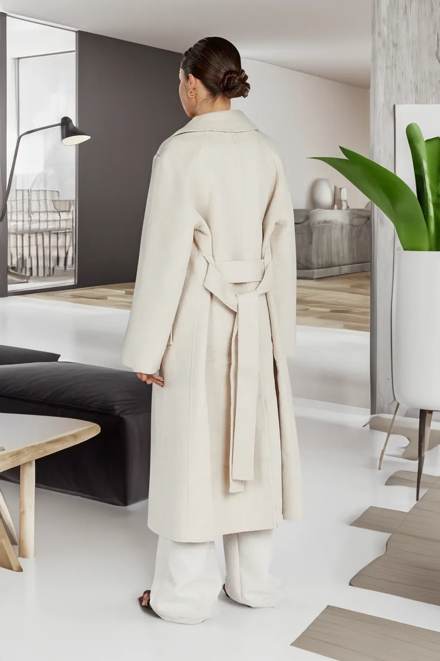 W&W Mode Trenchcoat | Stilvoller langer Damen-Trenchcoat im Oversize-Stil