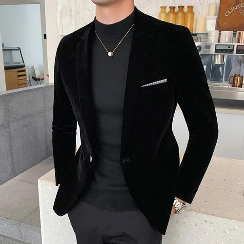 W&W Mode | Luxuriöse Samtblazer Für Herren