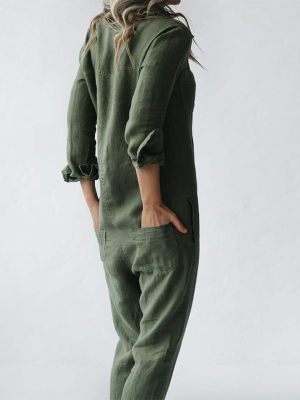 W&W Mode | Bequemer Langarm-Overall