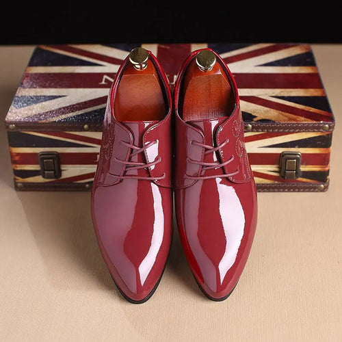 W&W Mode | Glänzende Retro Brogues Für Herren