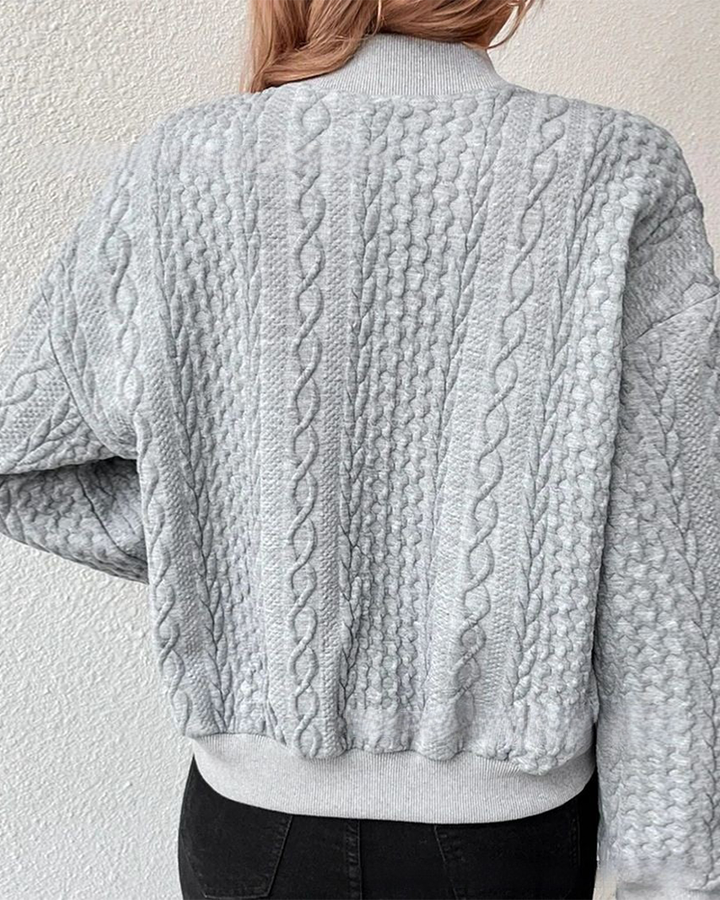 Solide Strickjacke mit Knopfleiste 2024