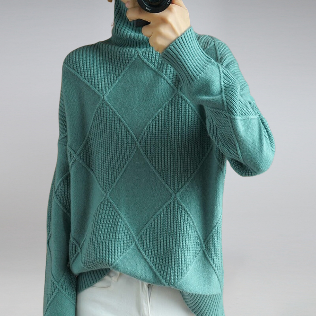 Stilvolle Rollkragenpullover