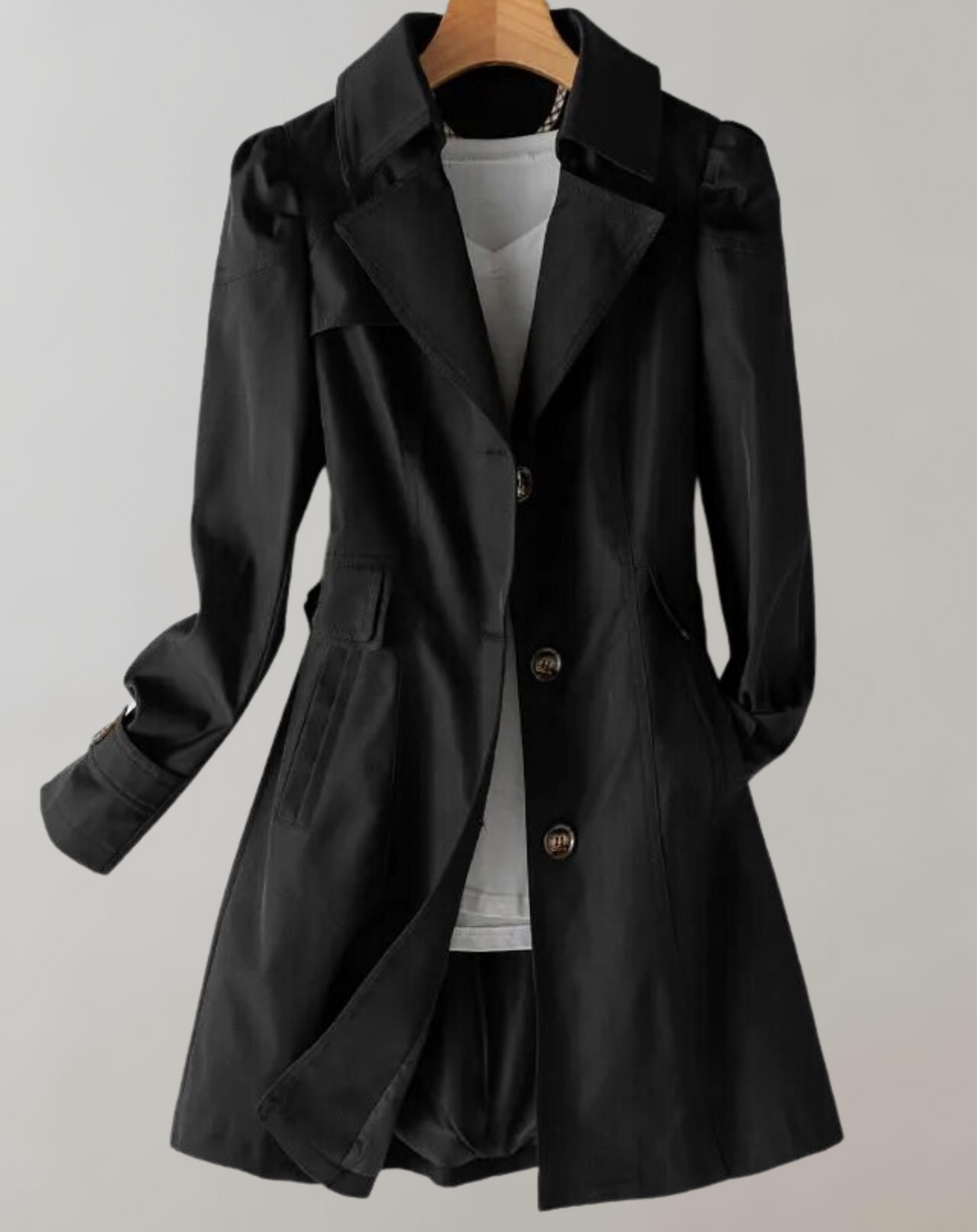W&W Mode | Damen Einreihiger Trenchcoat