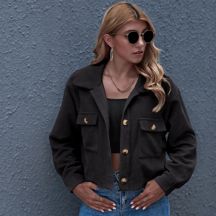 W&W Mode | Elegante Rosa Damen Sommerjacke Mit Drehkragen
