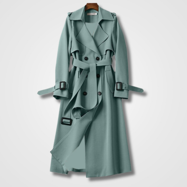 W&W Mode | Lässiger Langer Trenchcoat Mit