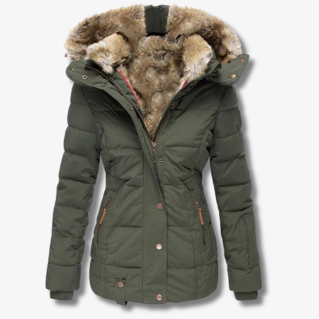 W&W Mode Warme Jacke mit Kapuze