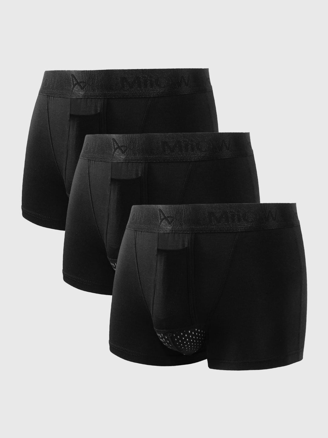 W&W Mode | Atmungsaktive Herren Boxershorts Weich & Unterstützend (3 Pack)