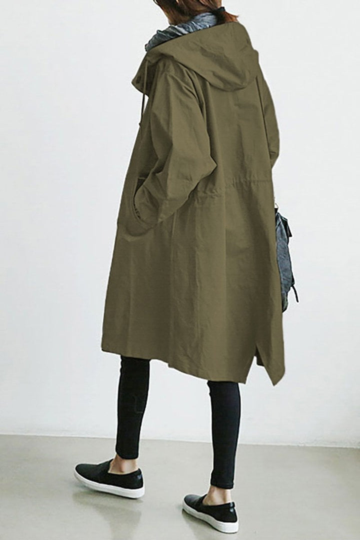 W&W Mode | Trenchcoat mit Kapuze für Damen