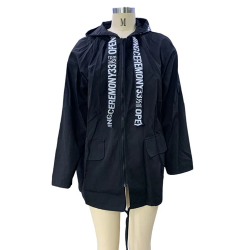 W&W Mode | Lässiger Trenchcoat Damen mit Grafischen Details und Vordertaschen