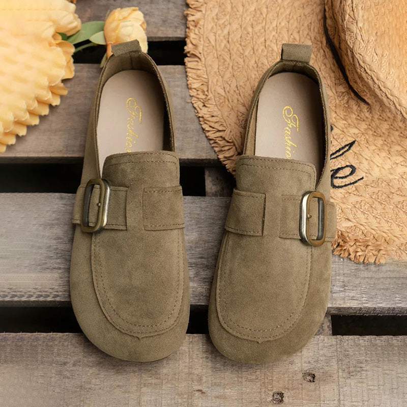 W&W Mode | Vintage Bequeme Slip-On-Schuhe