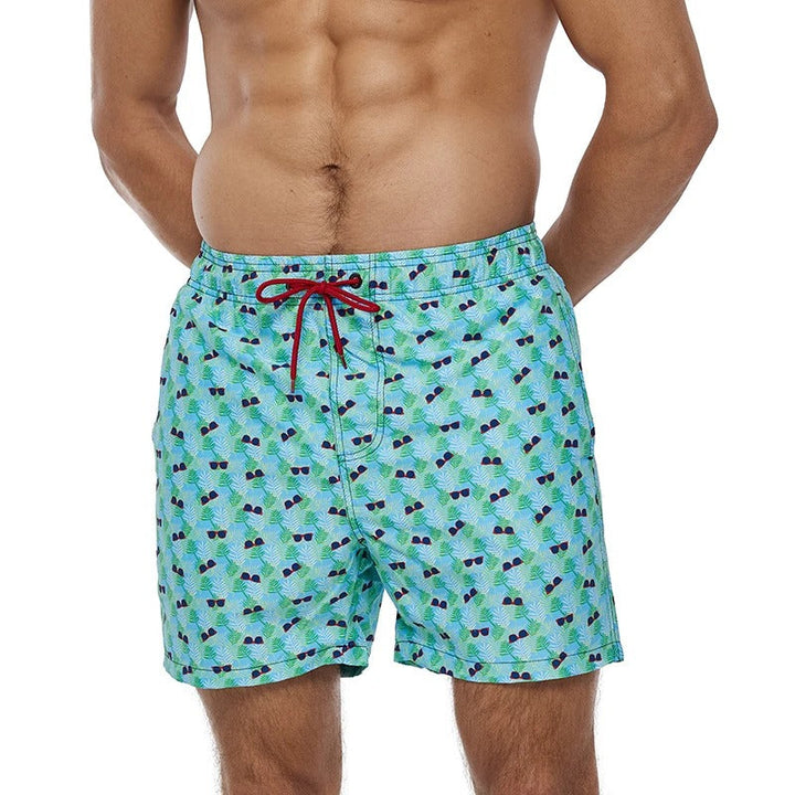 W&W Mode | Atmungsaktive Badeshorts mit Funky Print für Männer