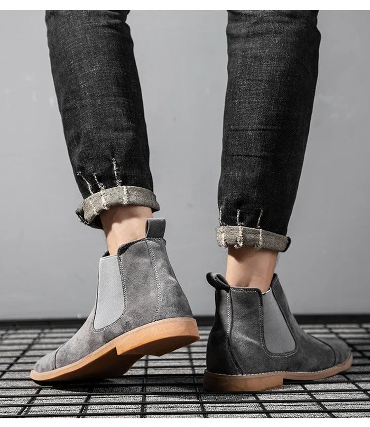 W&W Mode | Wildleder Chelsea Boots Für Herren Stilvoll & Nachhaltig