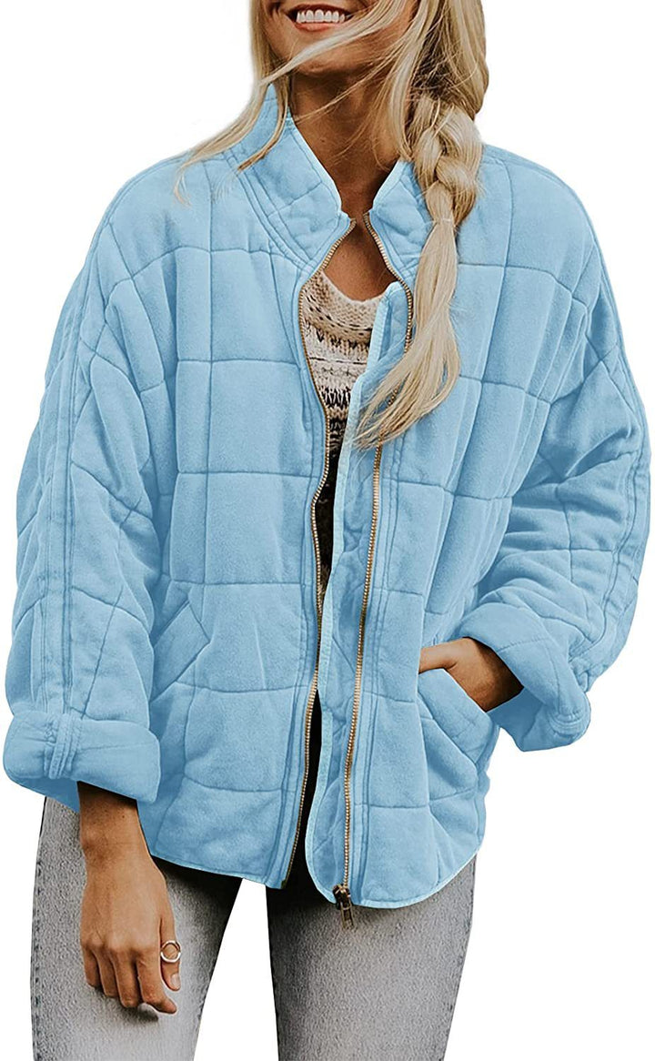 W&W Mode | Lockere Jacke Aus Dicker Baumwolle