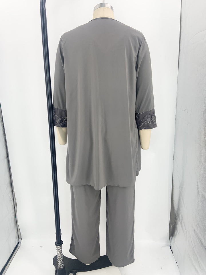 W&W Mode | Elegantes Dreiteiliges Strickjacken Set