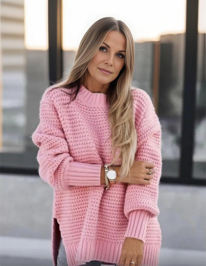 W&W Mode Pullover | Weicher Gestrickter Pullover für Damen